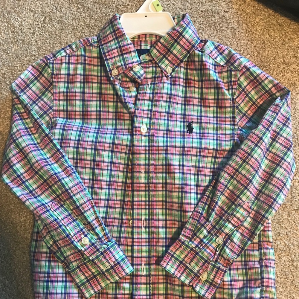 Like new, 4T button down Polo shirt